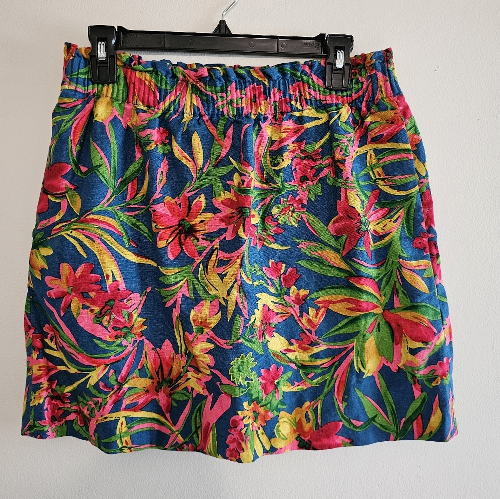 J. Crew Floral Skirt Women's 8